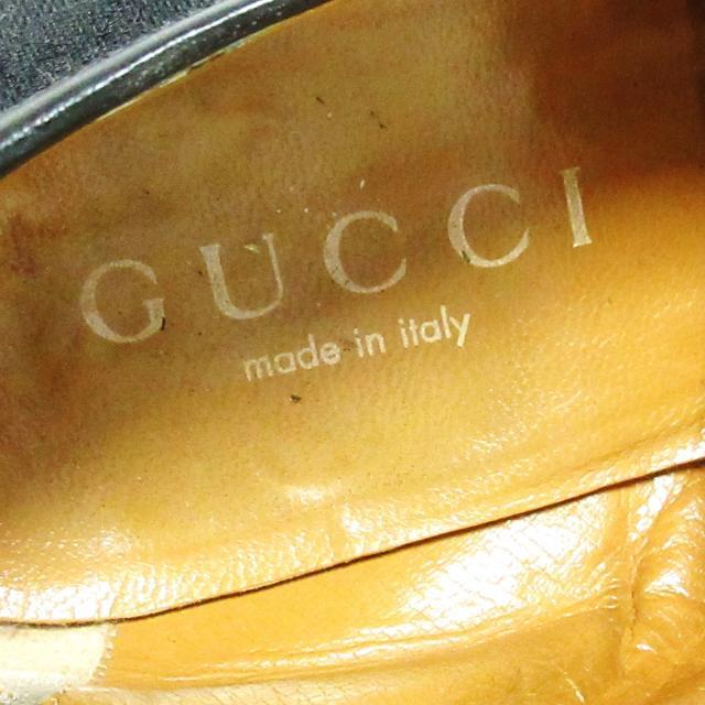 Gucci(グッチ)のGUCCI(グッチ) ローファー 41 メンズ 黒 メンズの靴/シューズ(その他)の商品写真