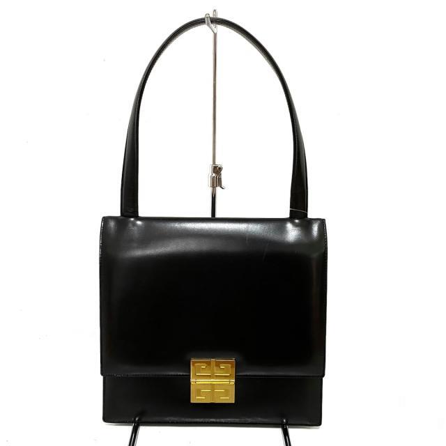 GIVENCHY - ジバンシー ハンドバッグ - 黒 レザーの通販 by ブラン