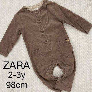 ザラキッズ(ZARA KIDS)のZARA コーデュロイロンパース(パンツ/スパッツ)