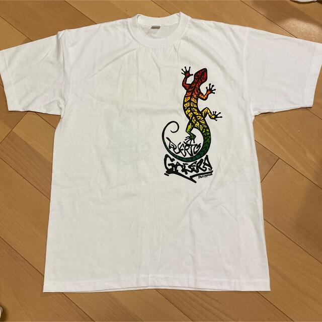 Whistler Tシャツ 爬虫類 トカゲ ヤモリ イモリ カラフル プリント メンズのトップス(Tシャツ/カットソー(半袖/袖なし))の商品写真