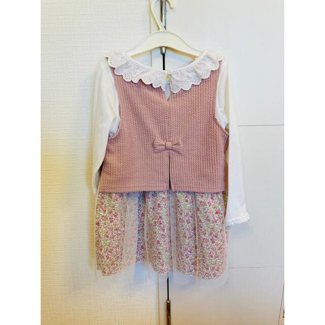 ワンピース　110 キッズ/ベビー/マタニティのキッズ服女の子用(90cm~)(ワンピース)の商品写真