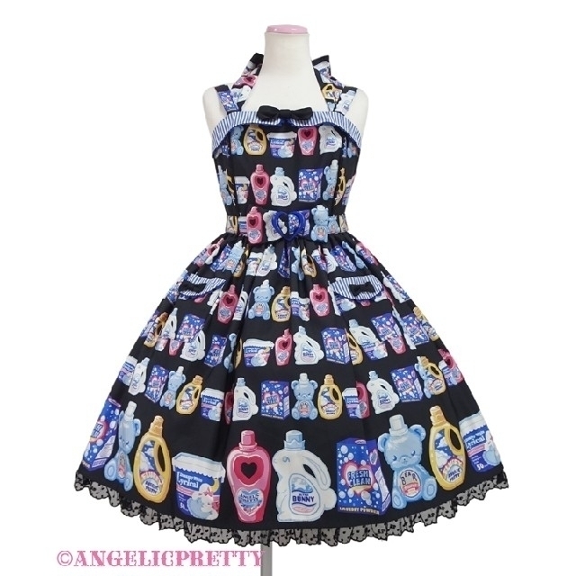 Angelic Pretty(アンジェリックプリティー)の【新品】AngelicPretty　Sunny Smile Laundry レディースのワンピース(ひざ丈ワンピース)の商品写真