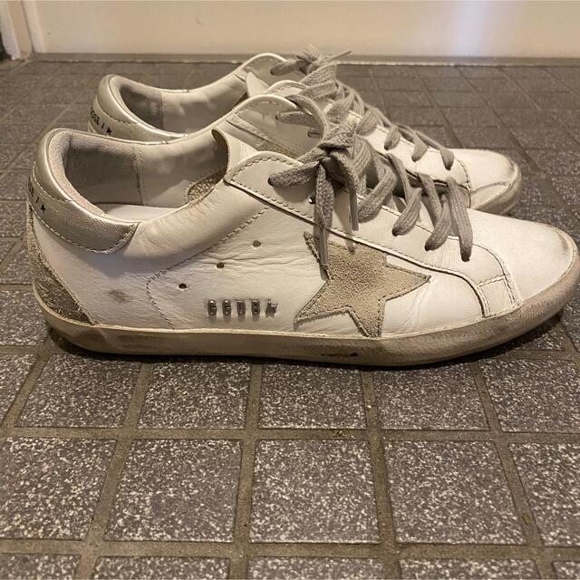 Golden Goose Super Star silver 38 スニーカー 人気の贈り物が大集合