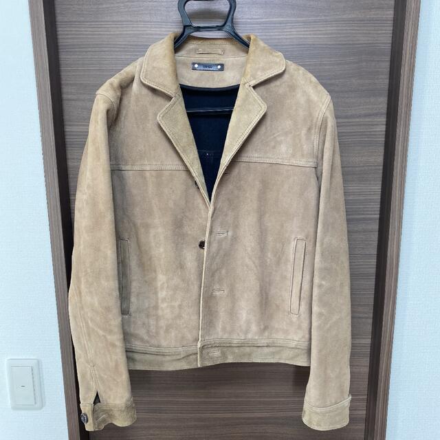 MINEDENIM Suede Leather Denim 4B JKT