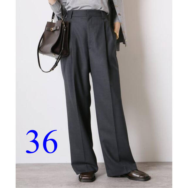 MUSE WOOL SERGE タックパンツ 36 | hartwellspremium.com