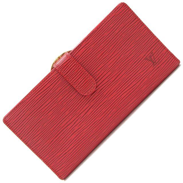 限定品】 LOUIS 中古 コンチネンタル エピ 二つ折り長財布 ルイ