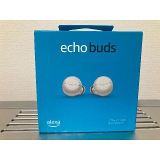 【新品】Echo Buds（エコーバッズ）第2世代　グレーシャーホワイト(ヘッドフォン/イヤフォン)