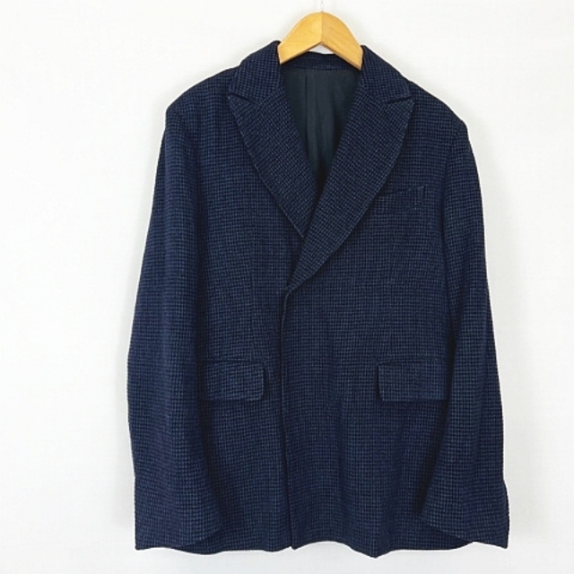 Milok(ミロック)のミロック Milok 19AW W JACKET ダブル ジャケット 紺 48 メンズのジャケット/アウター(その他)の商品写真