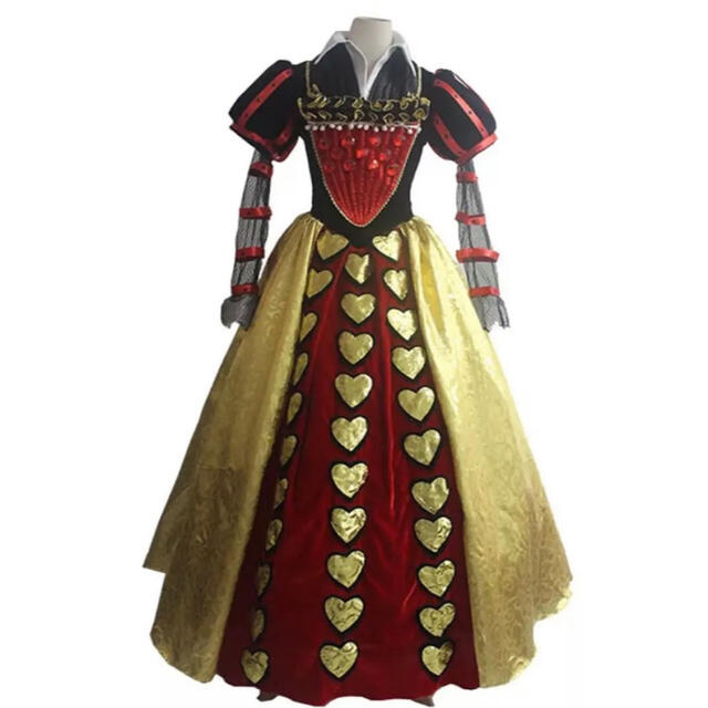 新品未使用✧︎ アリス・イン・ワンダーランド ハートの女王 ドレス