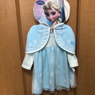 シマムラ(しまむら)のありんこ！様専用★ディズニー　アナと雪の女王　エルサ　90㎝　ポンチョ　ケープ (ワンピース)