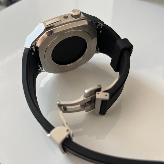 【美品】ダニエルウェリントン　Apple Watch ケース　シルバー　44mm