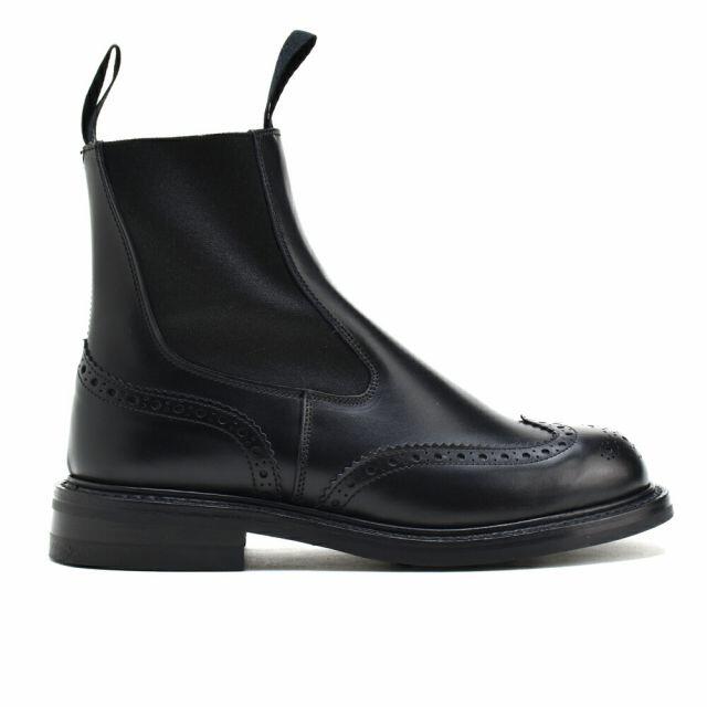 【BLACK】トリッカーズ チェルシーブーツ250cm相当UK65