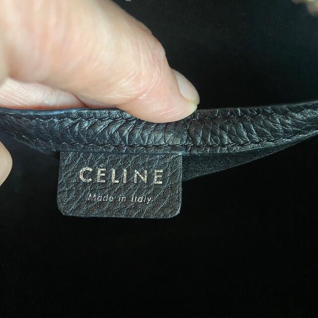 celine(セリーヌ)のCELINE ラゲージナノ　カーフスキン　ブラック　 レディースのバッグ(ショルダーバッグ)の商品写真