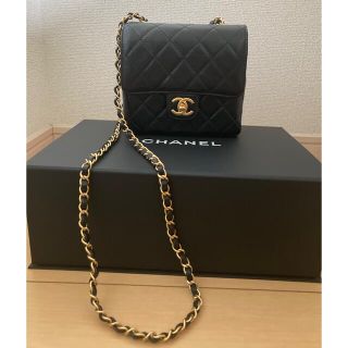 シャネル(CHANEL)の専用　22K最新　CHANEL ミニフラップバッグ　ミニマトラッセ　黒(ショルダーバッグ)