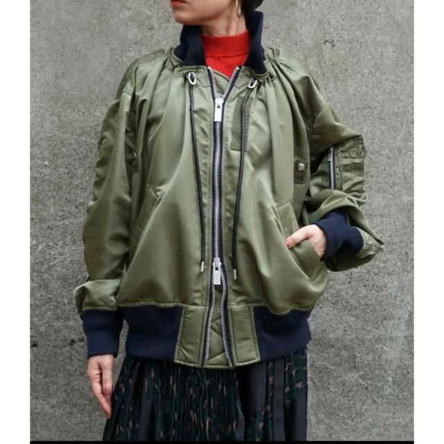 sacai ボンバージャケット ma-1 サカイ ma1 ミリタリー 大切な人への