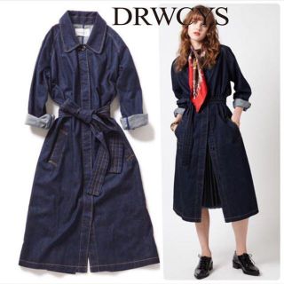 ドロシーズ(DRWCYS)のNUMBER STANDARD DRWCYSデニムステンカラーコート size1(ロングコート)