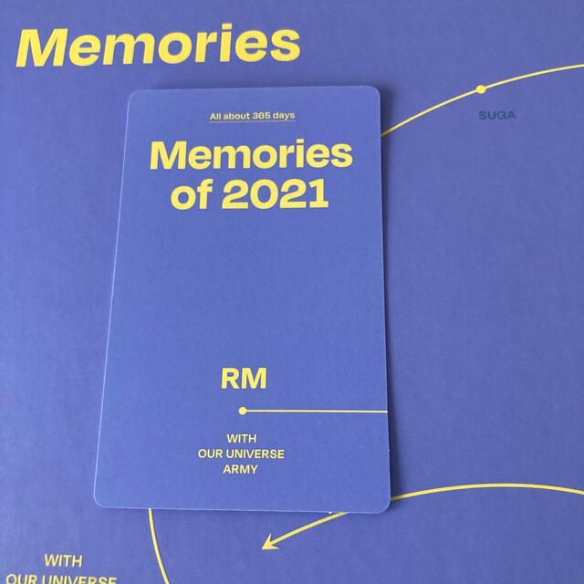 防弾少年団(BTS)(ボウダンショウネンダン)のBTS Memories 2021 トレカ RM ナムジュン エンタメ/ホビーのCD(K-POP/アジア)の商品写真