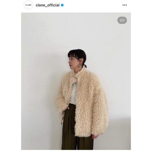 CLANE(クラネ)のクラネ　　リバーシブルコート レディースのジャケット/アウター(毛皮/ファーコート)の商品写真