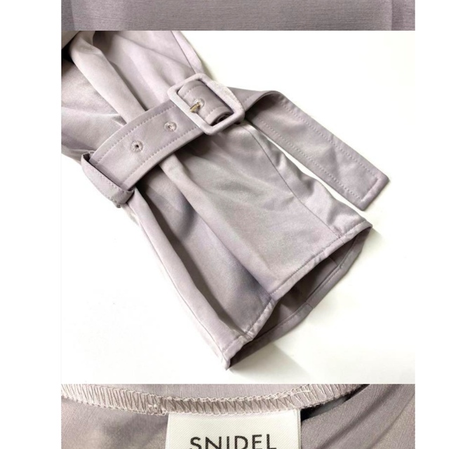 SNIDEL(スナイデル)の8日まで限定🌟snidel 2021グロストレンチコート レディースのジャケット/アウター(トレンチコート)の商品写真