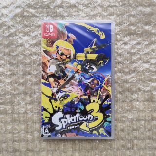 ニンテンドースイッチ(Nintendo Switch)の【新品】スプラトゥーン３　nintendo switch　ニンテンドースイッチ(家庭用ゲームソフト)