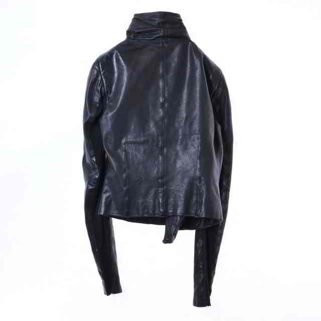 Rick Owens - Rick Owens ハイネック ドレープ ジャケットの通販 Rick Owens - Rick Owens ハイネック ドレープ ジャケットの通販