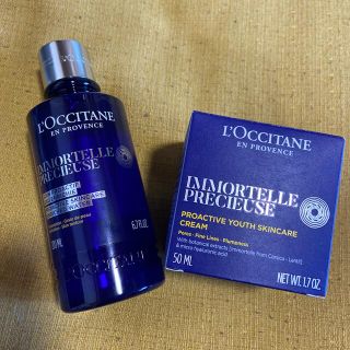 ロクシタン(L'OCCITANE)のロクシタン　プレシューズエンリッチフェイスウォーター200ML クリーム50ML(フェイスクリーム)