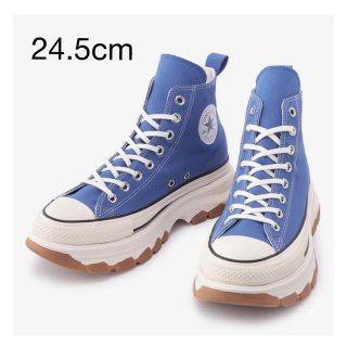 CONVERSE - 23.5cm コンバース 100 トレックウェーブ ハイ 厚底の通販 by 金の豚's shop｜コンバースならラクマ