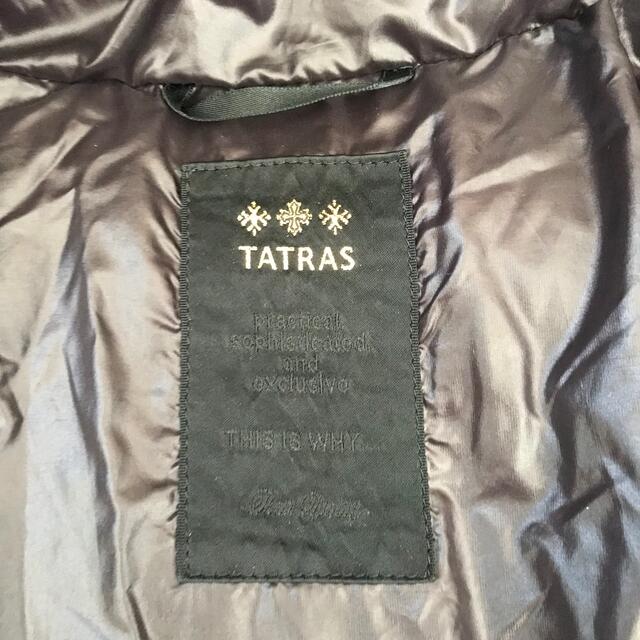 TATRAS(タトラス)のタトラス サリンSARIN ロング Aライン ダウンコート ブラック レディースのジャケット/アウター(ダウンコート)の商品写真