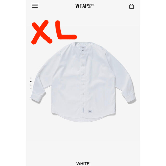 W)taps - XL LEAGUE 01 / LS / CTPL. TWILL WHITEの通販 by マグ's shop｜ダブルタップスならラクマ
