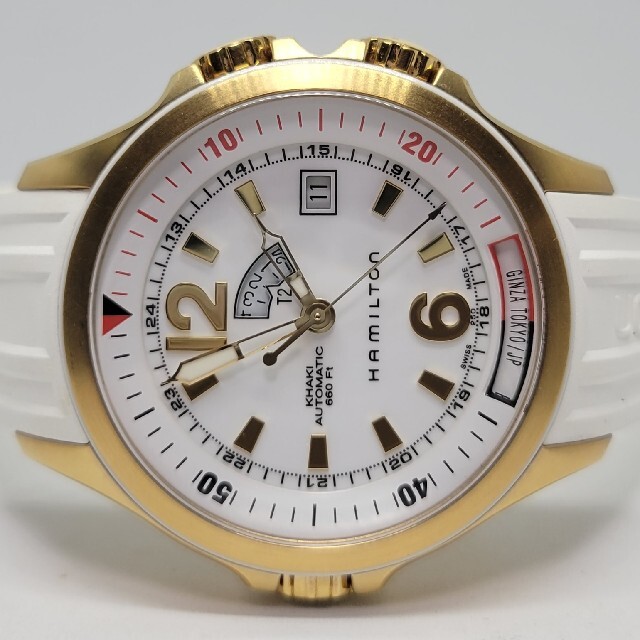 【超絶激レア☆美品】ハミルトン カーキネイビー GMT ショッピングフリーク