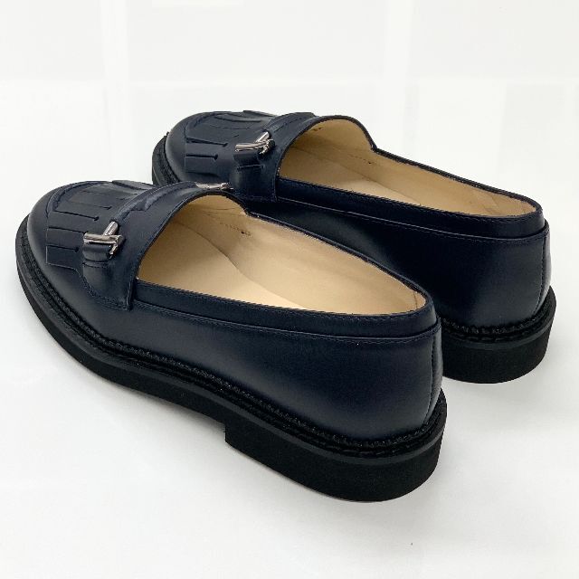 未使用 TOD´S トッズ ローファー ネイビー 革靴-