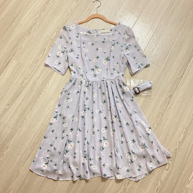 某メーカー dazzlin by 花柄ワンピースの通販 ダズリン タグ付き 新品 - ワンピース