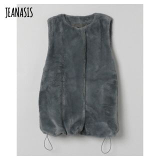 ジーナシス(JEANASIS)の新品* JEANASIS ファーベスト(ベスト/ジレ)