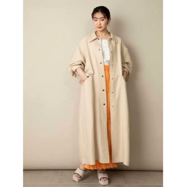 Lily Brown ステンカラーコート ベージュ Lily Brown ステンカラーコート ベージュ