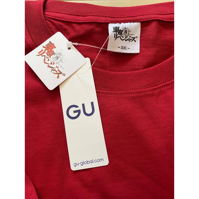 GU(ジーユー)の東京リベンジャーズ　ビックTシャツ　XXLサイズ　５分袖で男女兼用で使用出来ます メンズのトップス(Tシャツ/カットソー(半袖/袖なし))の商品写真