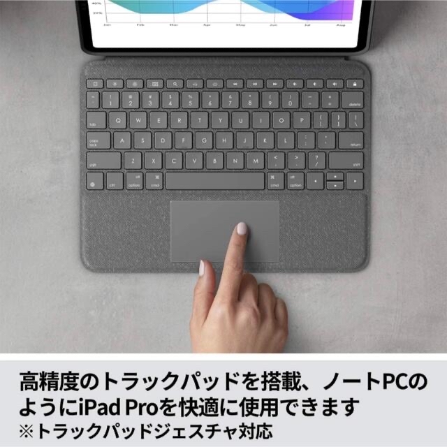 Logicool Folio Touch iPad Pro 11インチ スマホ/家電/カメラ