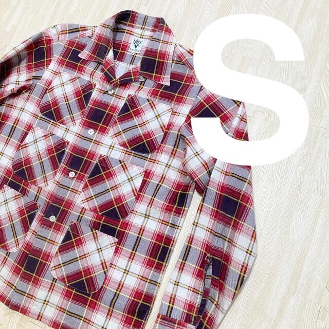 South2West8 サウスツーウエストエイト ネルシャツ sizeS cyberprint.co.jp