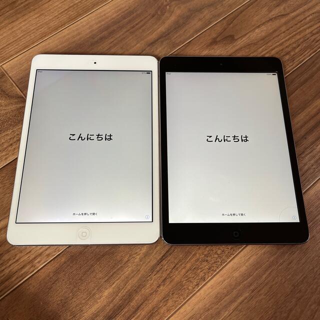 iPad mini ホワイトブラック2台　ジャンク