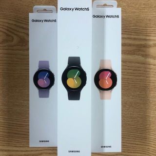 サムスン(SAMSUNG)のGalaxy Watch 5 40mm 新品・未使用　ギャラクシーウォッチ5(腕時計(デジタル))