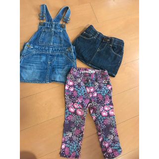 ギャップキッズ(GAP Kids)の【はーさ様専用】BabyGAP　新品デニム&ジャンパースカート(スカート)