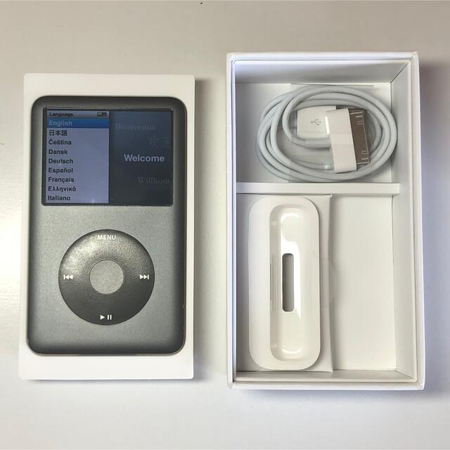 iPod(アイポッド)のAPPLE iPod classic 160GB Black スマホ/家電/カメラのオーディオ機器(ポータブルプレーヤー)の商品写真