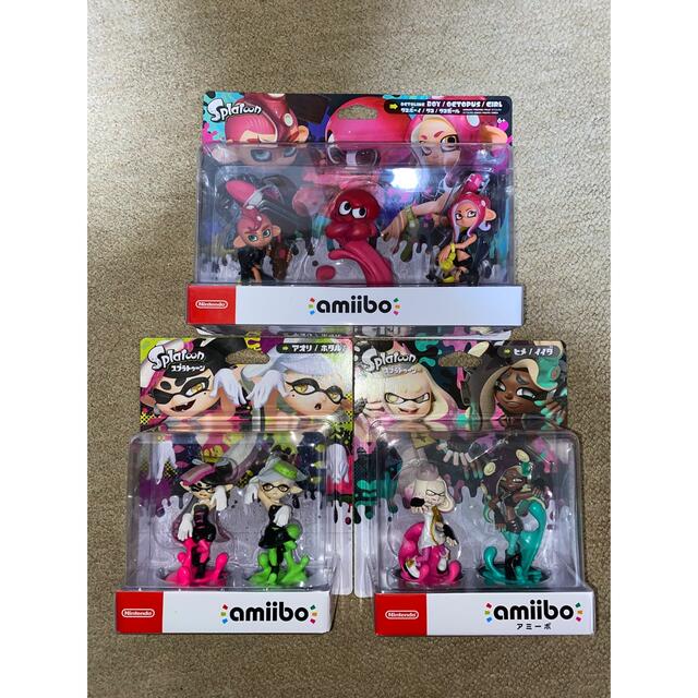 スプラトゥーンamiibo3点セット トリプル テンタクルズ シオカラーズ