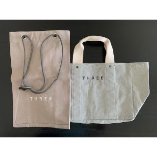 スリー(THREE)のTHREE ノベルティバッグ2点セット(トートバッグ)