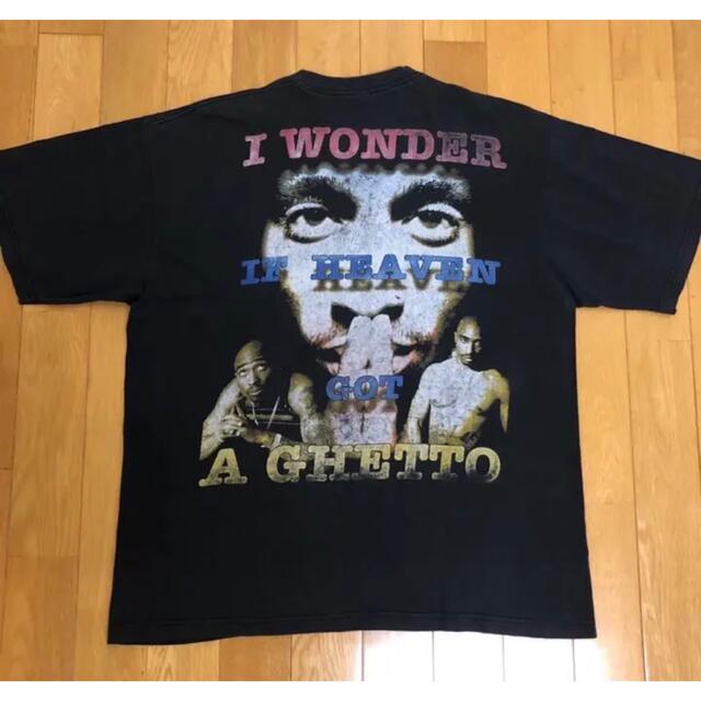 Tupac 2pac 90s  vintage rap tee ラップティーズ 2