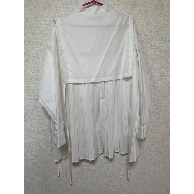 randeboo pleats cape shirt