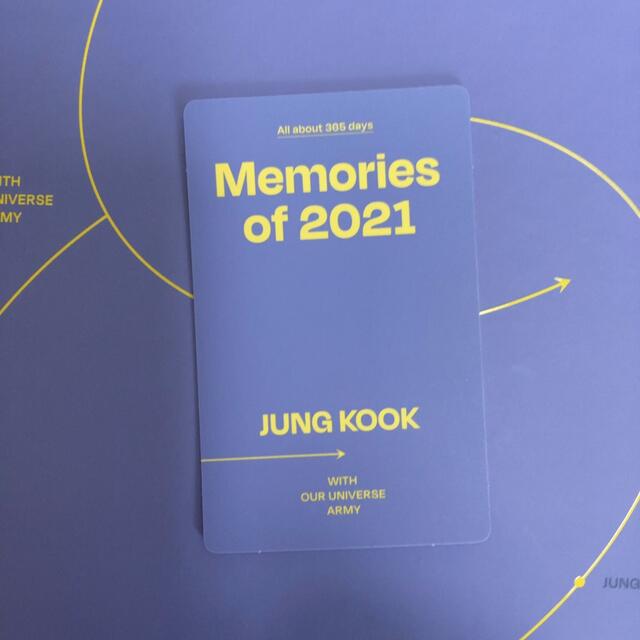 BTS Memories of 2021 メモリーズ トレカのみ ジョングク