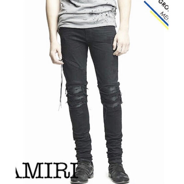 魅力の AMIRI 28 スキニージーンズ MX2 AMIRI - デニム+ジーンズ