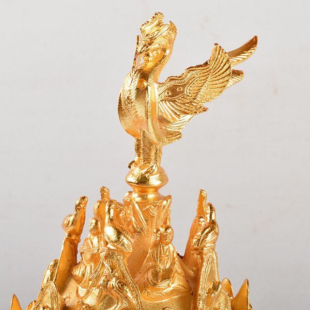 韓国 扶餘陵山里出土 百済金銅大香爐 復刻品 国立中央博物館 M