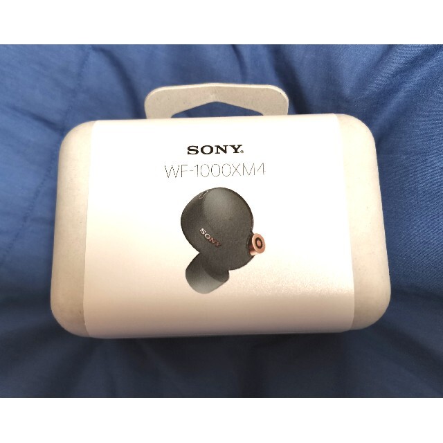 SONY フルワイヤレスイヤホン WF-1000XM4 ブラック 新品未開封 スマホ/家電/カメラのオーディオ機器(ヘッドフォン/イヤフォン)の商品写真