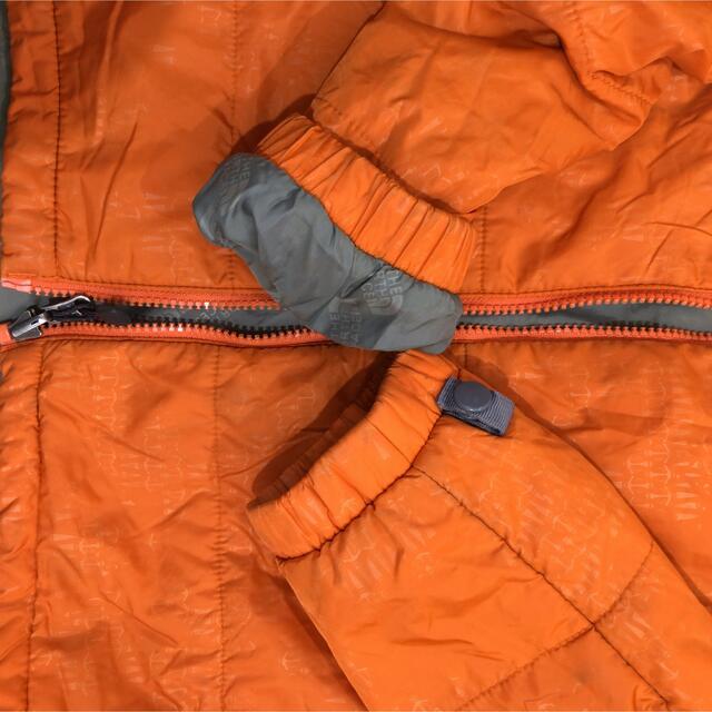 THE NORTH FACE(ザノースフェイス)のノースフェイスダウンジャケット薄手　オレンジ　メンズM  レディースXL相当 メンズのジャケット/アウター(ダウンジャケット)の商品写真
